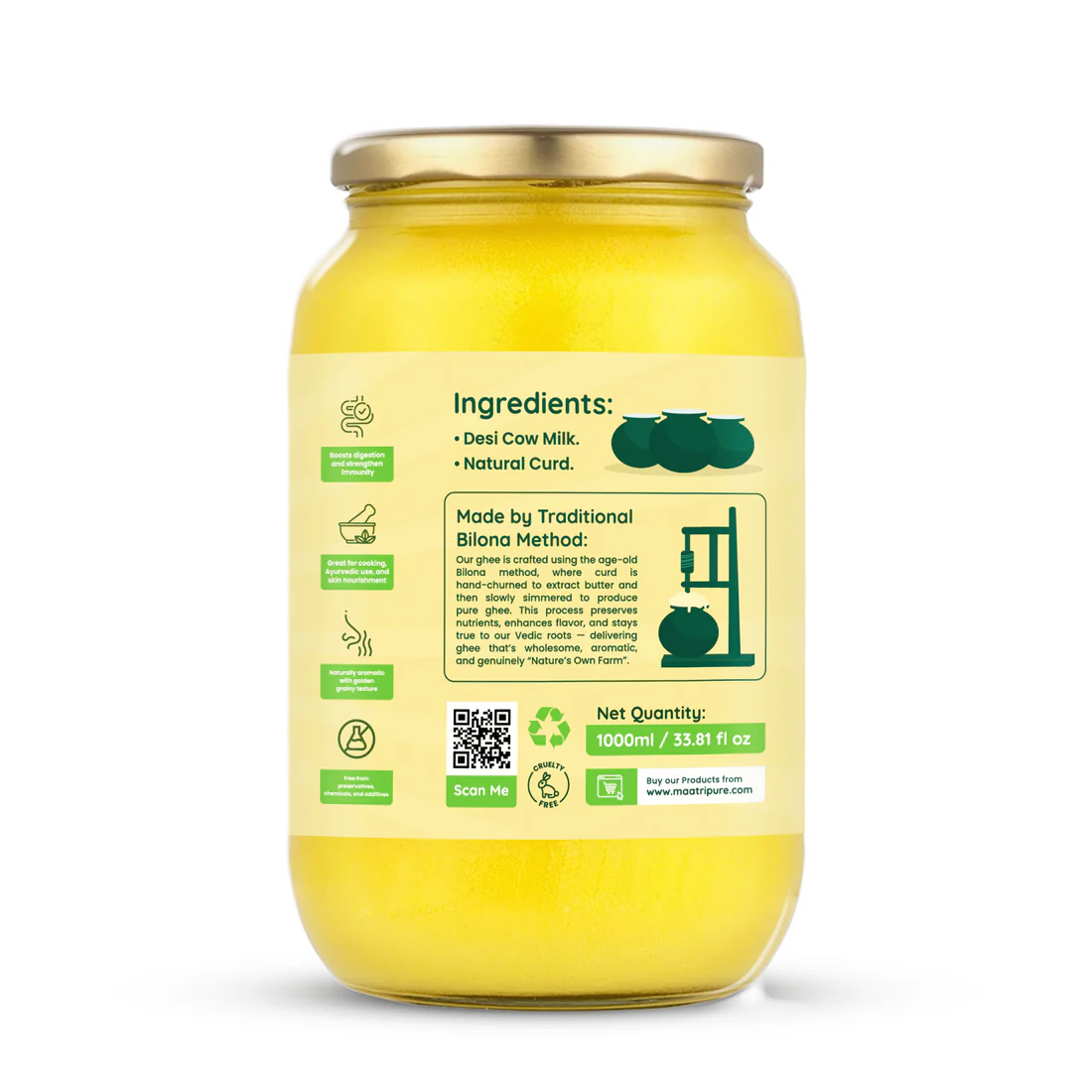 A2 Desi Cow Ghee | Heritage in Every Spoon - Image 2